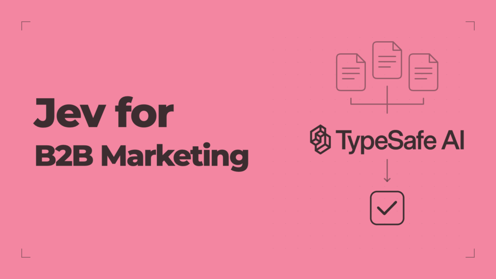 jev for b2b marketing